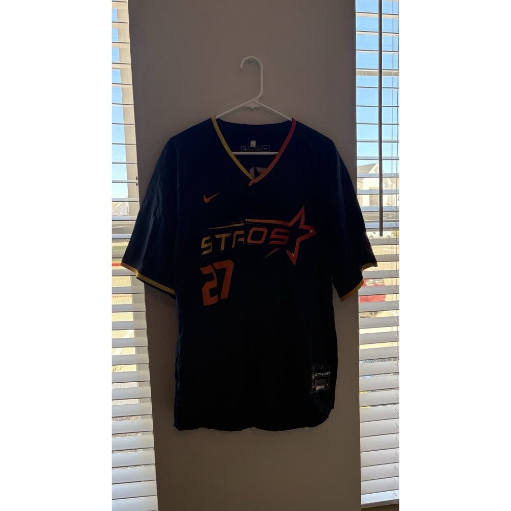 Connect City Stros Nike Jose Altuve #27 Houston Astros Jersey Size Large